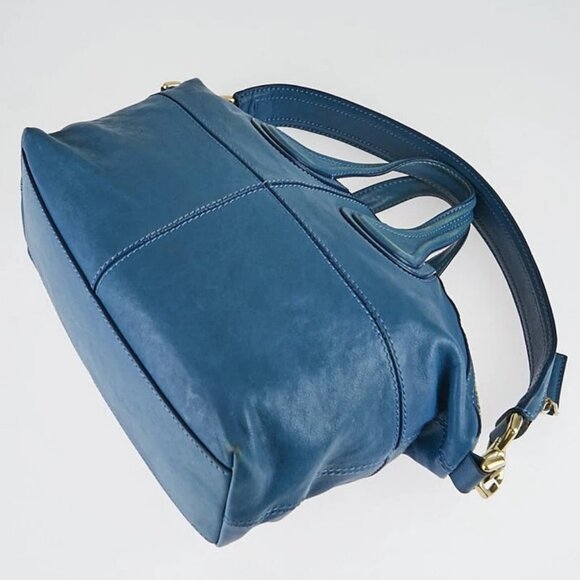 Givenchy Blue Leather Small Nightingale Bag - Picture 4 of 12